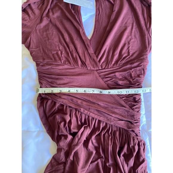 Young Fabulous & Broke Merlot genesis asymmetrical Dress Size M NWT - Picture 5 of 6